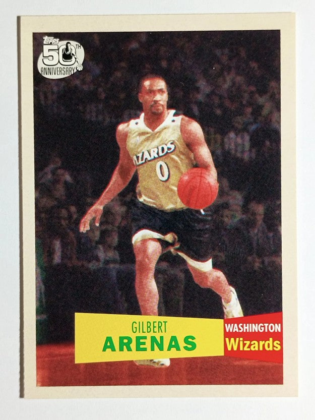 2007-08 Topps 1957-58 Variations #100 Gilbert Arenas