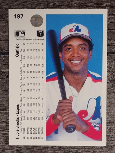 1990 Upper Deck #197 Hubie Brooks