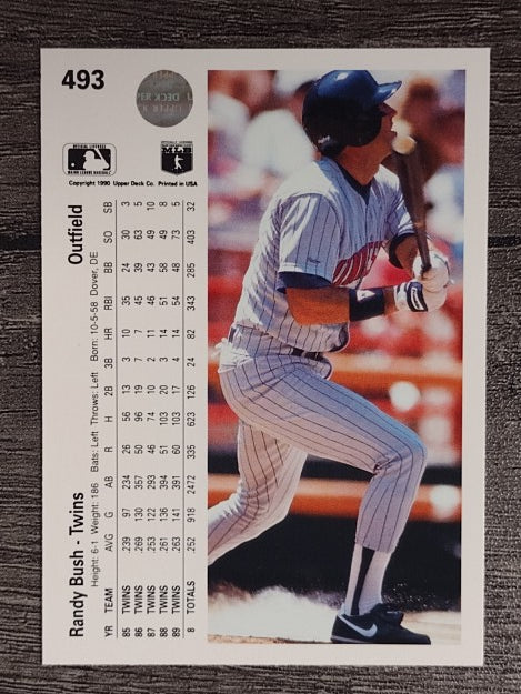 1990 Upper Deck #493 Randy Bush