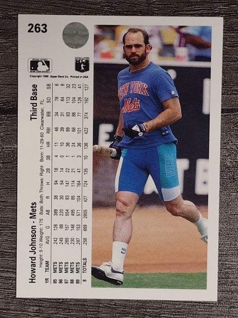 1990 Upper Deck #263 Howard Johnson