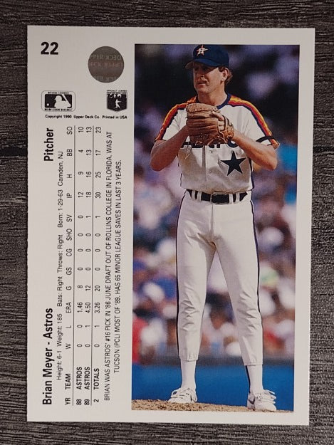 1990 Upper Deck #22 Brian Meyer