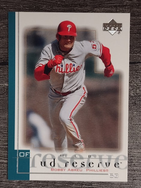 2001 UD Reserve #160 Bobby Abreu