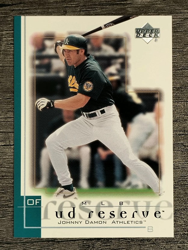 2001 UD Reserve #8 Johnny Damon