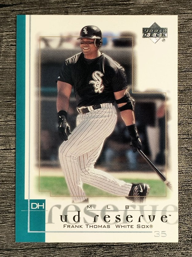 2001 UD Reserve #73 Frank Thomas