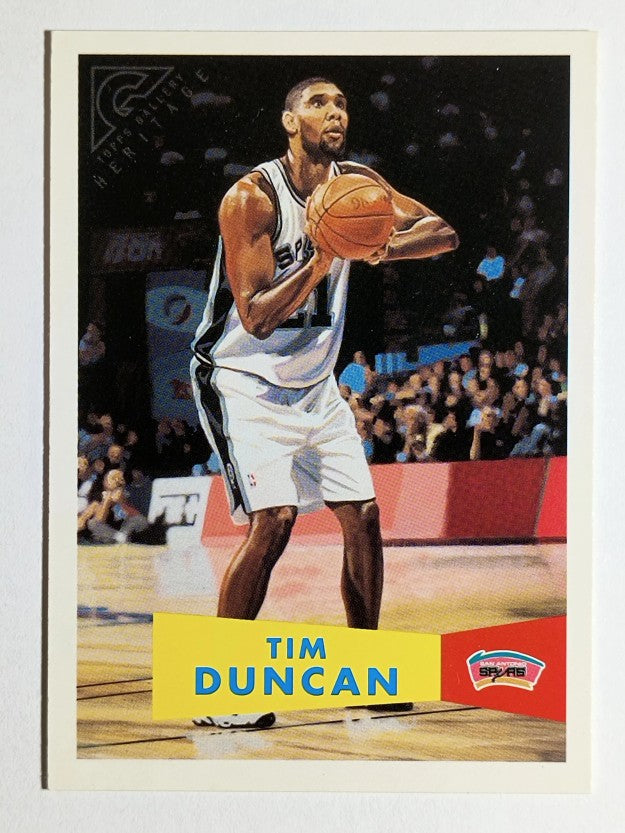 1999-00 Topps Gallery Heritage #TGH1 Tim Duncan