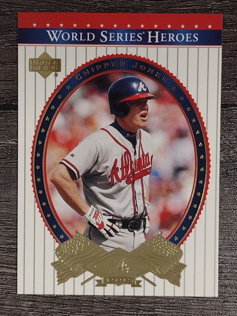 2002 Upper Deck World Series Heroes #13 Chipper Jones