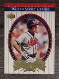 2002 Upper Deck World Series Heroes #13 Chipper Jones