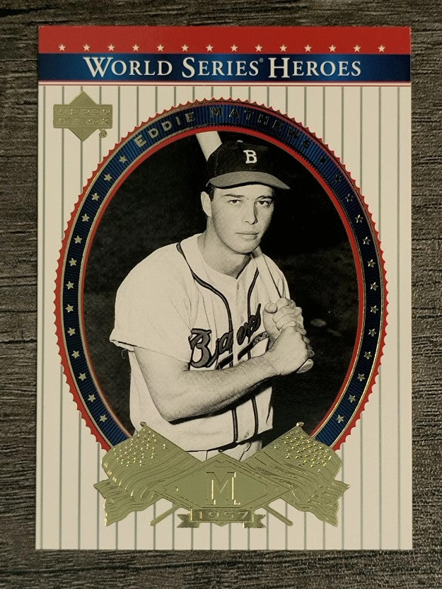 2002 Upper Deck World Series Heroes #11 Eddie Mathews