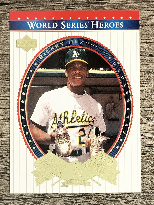 2002 Upper Deck World Series Heroes #5 Rickey Henderson