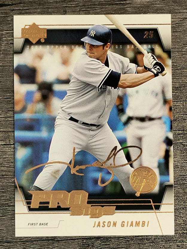 2005 Upper Deck Pro Sigs #60 Jason Giambi