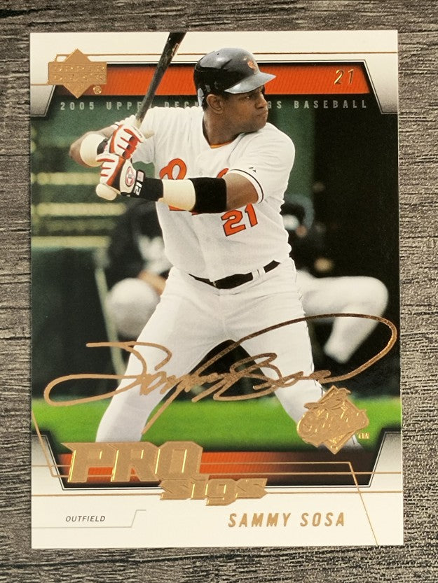2005 Upper Deck Pro Sigs #14 Sammy Sosa