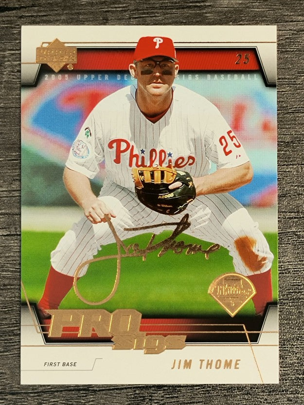 2005 Upper Deck Pro Sigs #68 Jim Thome