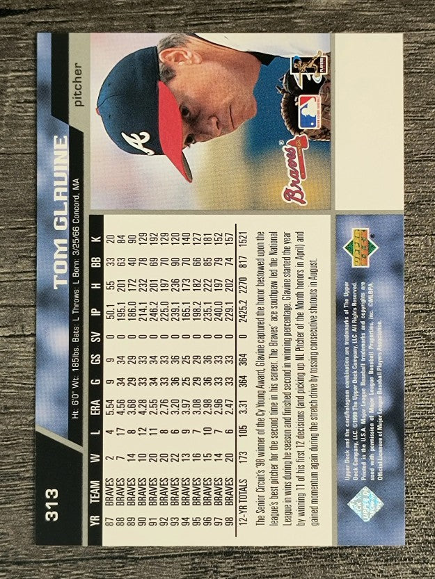 1999 Upper Deck #313 Tom Glavine