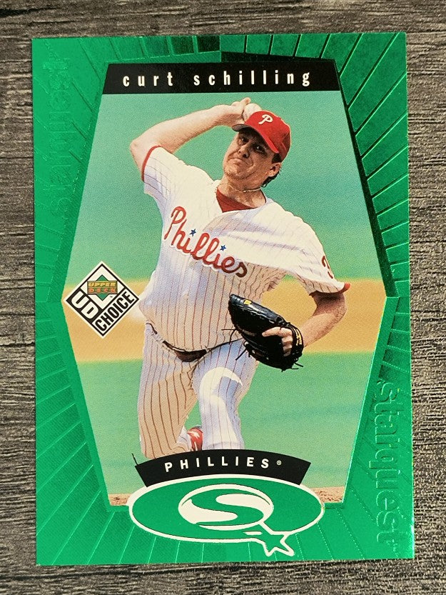 1999 UD Choice StarQuest Green #29 Curt Schilling