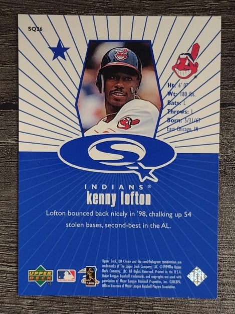 1999 UD Choice StarQuest #26 Kenny Lofton