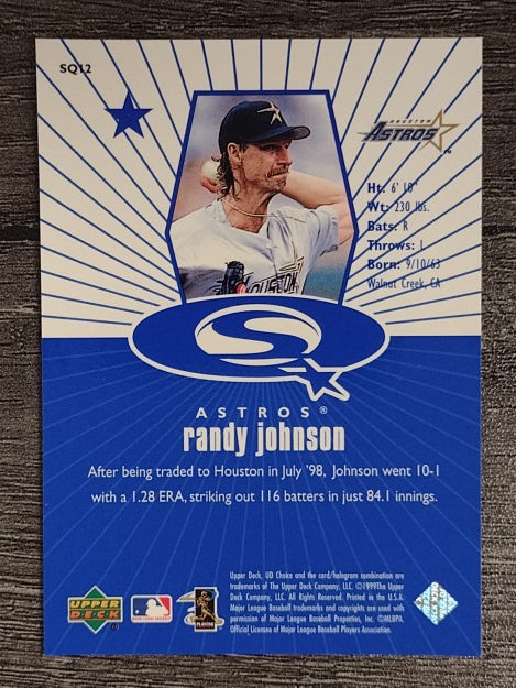 1999 UD Choice StarQuest #12 Randy Johnson