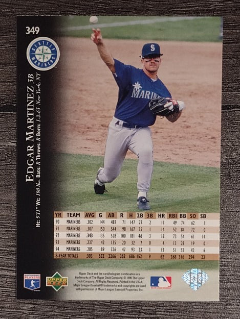 1995 Upper Deck #349 Edgar Martinez