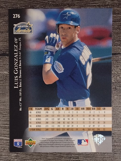 1995 Upper Deck #276 Luis Gonzalez
