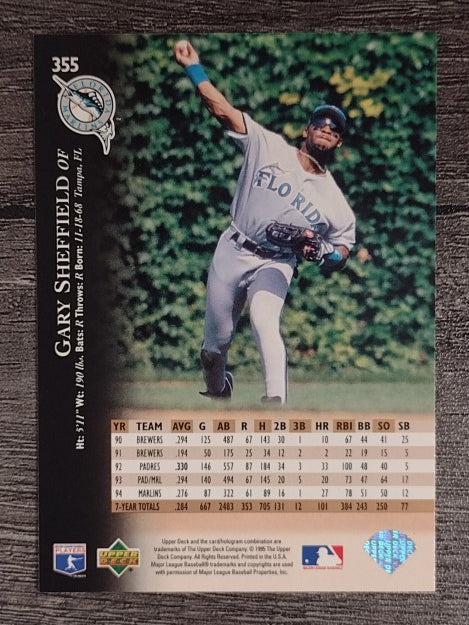 1995 Upper Deck #355 Gary Sheffield