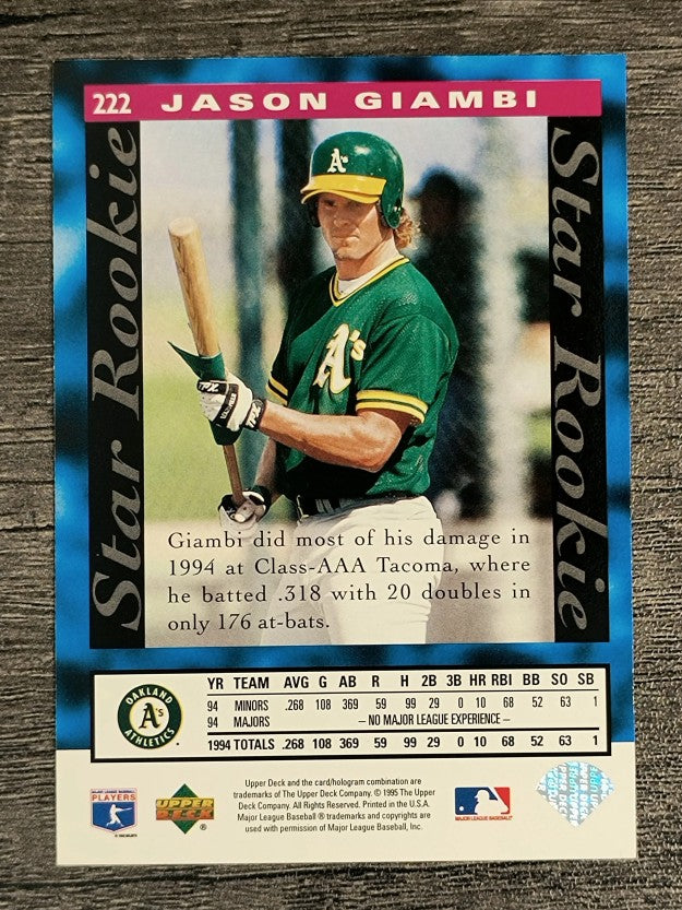1995 Upper Deck #222 Jason Giambi