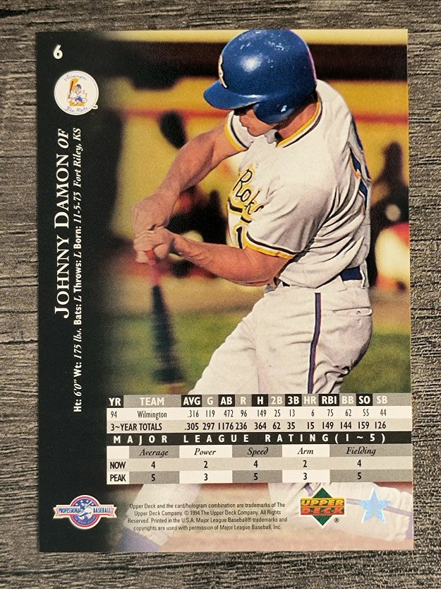 1995 Upper Deck Minors #6 Johnny Damon