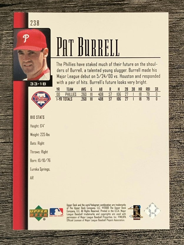 2001 Upper Deck #238 Pat Burrell