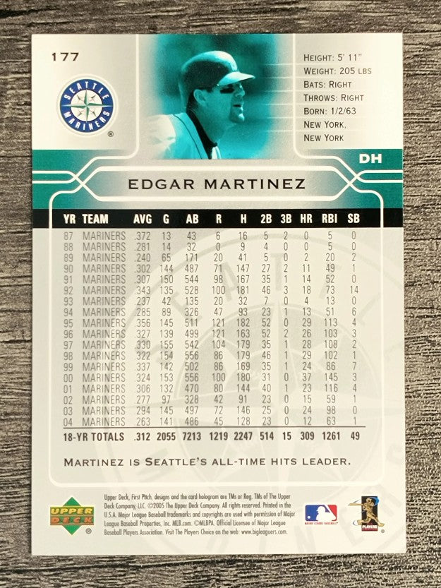 2005 Upper Deck First Pitch #177 Edgar Martinez
