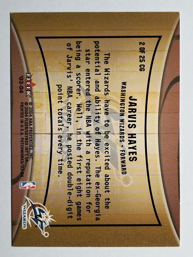 2003-04 Fleer Patchworks Courting Greatness #2 Jarvis Hayes