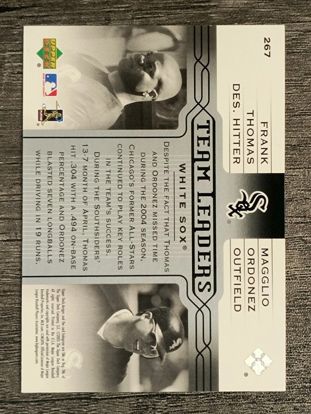 2005 Upper Deck #267 Frank Thomas/Magglio Ordonez TL