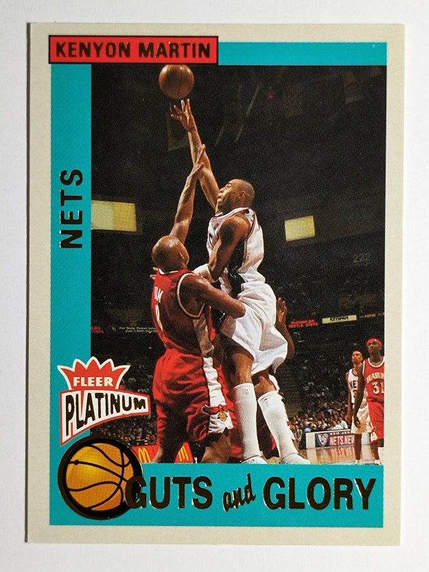 2002-03 Fleer Platinum Guts and Glory #5GG Kenyon Martin