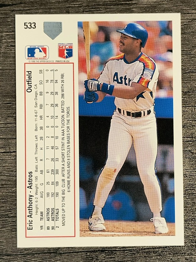 1991 Upper Deck #533 Eric Anthony