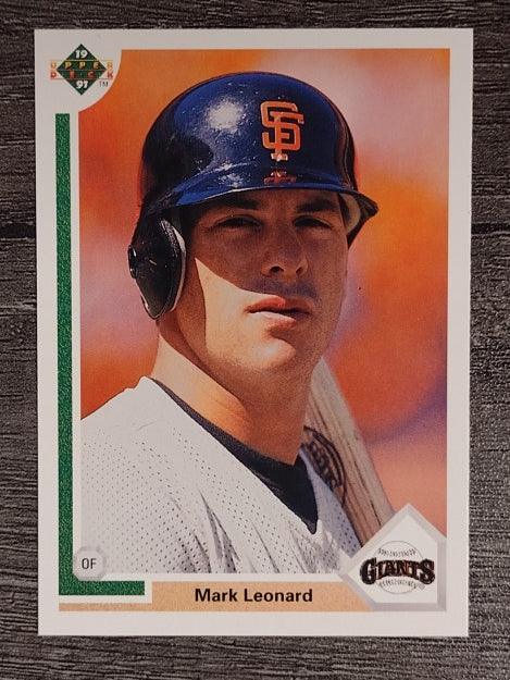 1991 Upper Deck #557 Mark Leonard RC