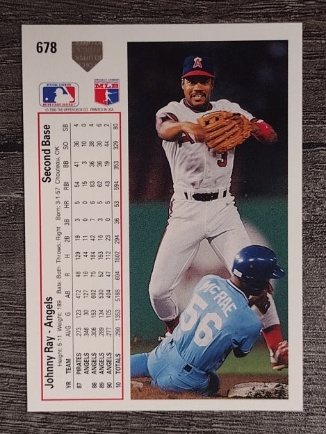 1991 Upper Deck #678 Johnny Ray