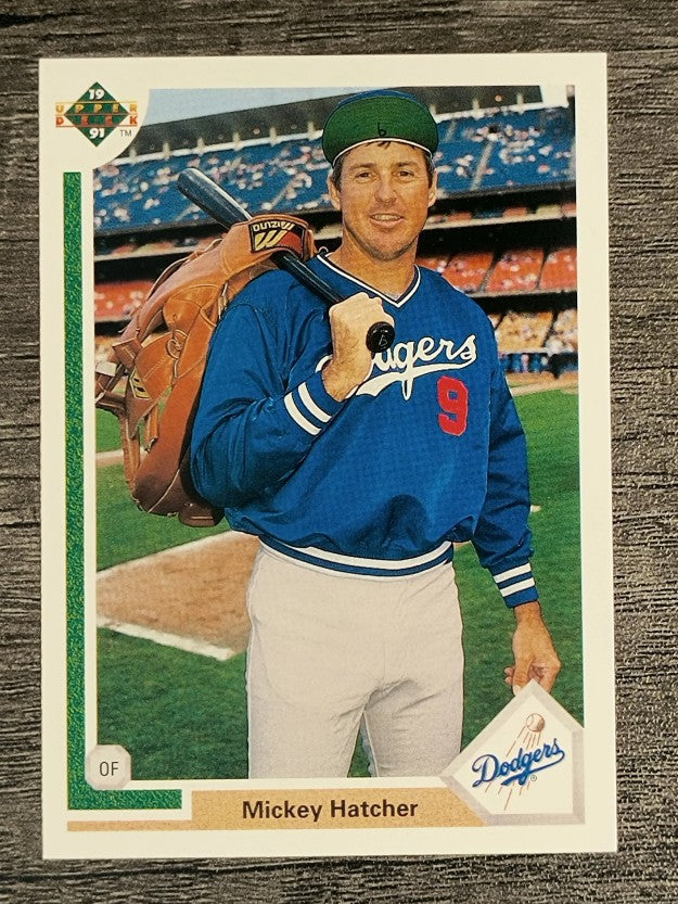1991 Upper Deck #666 Mickey Hatcher
