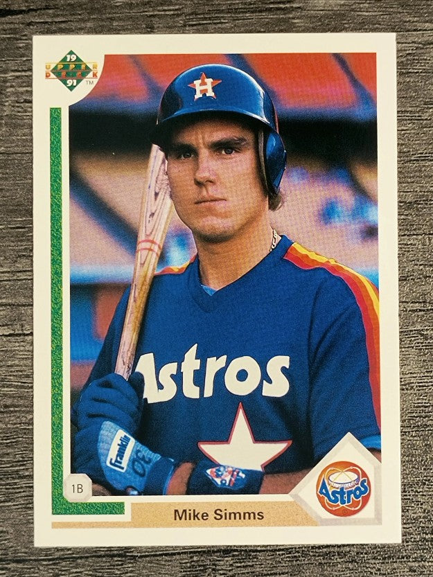 1991 Upper Deck #664 Mike Simms RC