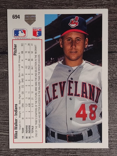 1991 Upper Deck #694 Mike Walker
