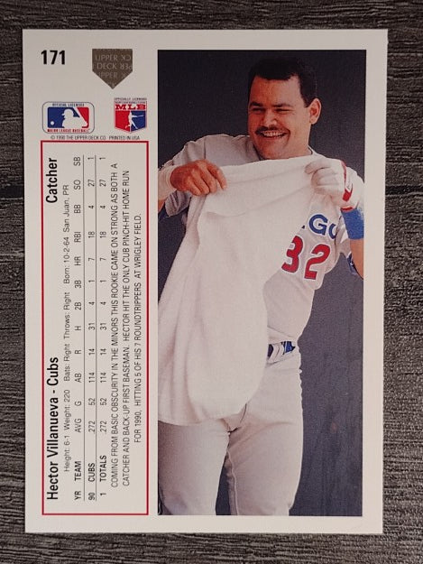 1991 Upper Deck #171 Hector Villanueva
