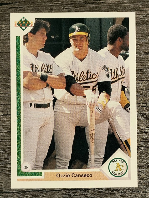 1991 Upper Deck #146 Ozzie Canseco/With Jose Canseco