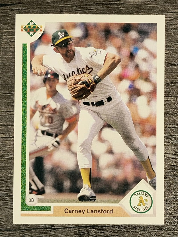1991 Upper Deck #194 Carney Lansford