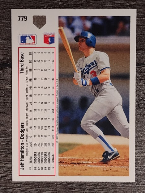 1991 Upper Deck #779 Jeff Hamilton