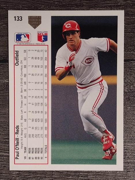 1991 Upper Deck #133 Paul O'Neill