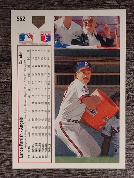 1991 Upper Deck #552 Lance Parrish