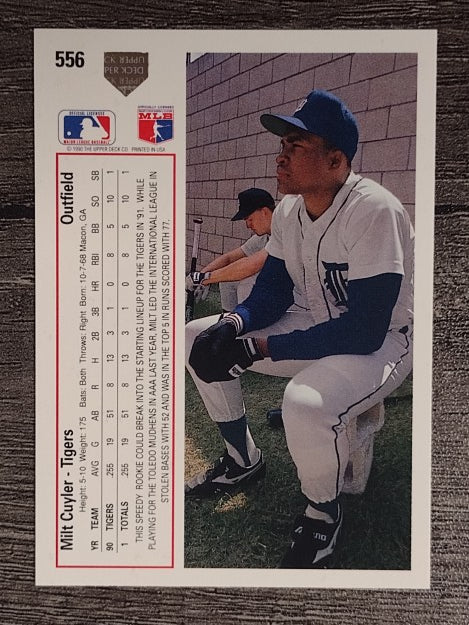 1991 Upper Deck #556 Milt Cuyler