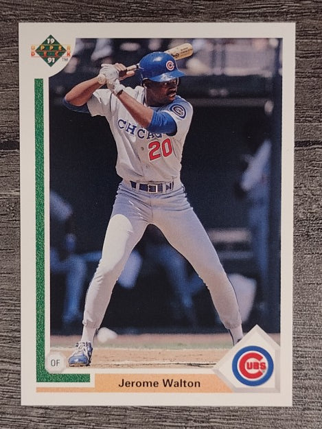1991 Upper Deck #332 Jerome Walton
