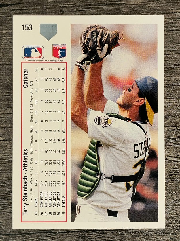 1991 Upper Deck #153 Terry Steinbach