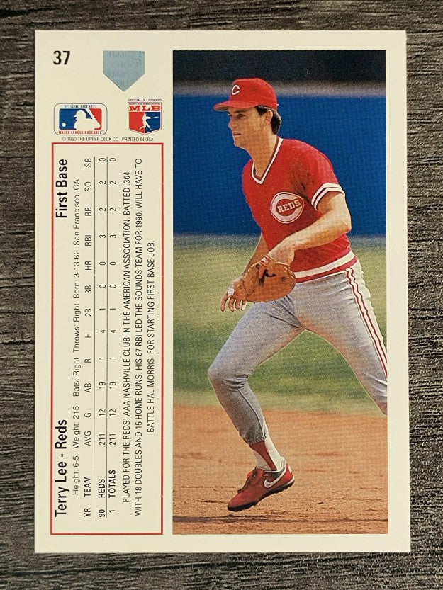 1991 Upper Deck #37 Terry Lee RC