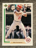 1991 Upper Deck #309B Milt Thompson COR/Under yr information says 86
