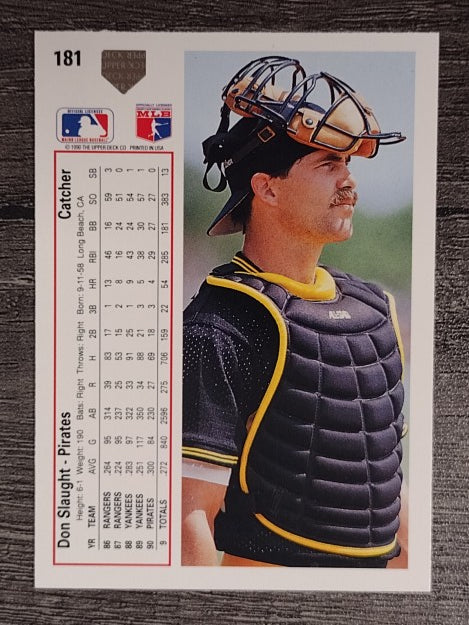 1991 Upper Deck #181 Don Slaught