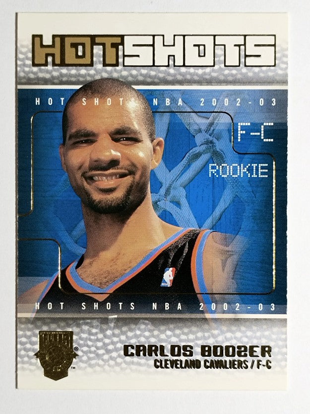 2002-03 Fleer Hot Shots Hot Shots Inserts #9 Carlos Boozer