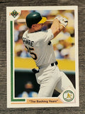 1991 Upper Deck #656 Mark McGwire BASH